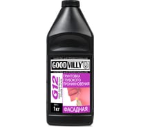 Фасадная грунтовка ГАММА Good Villy G12 глубокого проникновения, 1 кг 233876