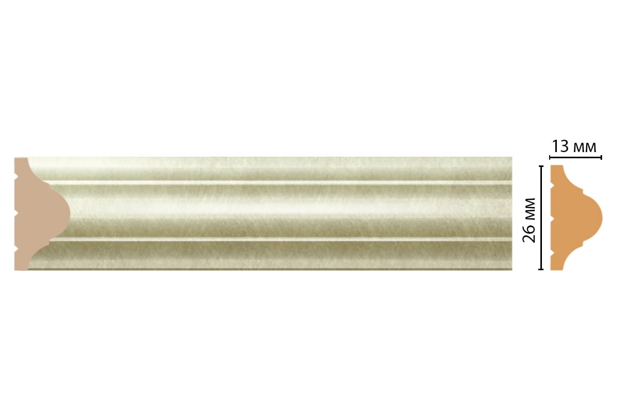 Молдинг Decomaster 26x13x2400 мм D001-373 ДМ - выгодная цена, отзывы ...