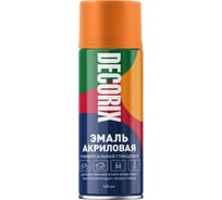 Аэрозольная акриловая эмаль Decorix (универсальная; апельсиновый; 520 мл) 0101-31 DX