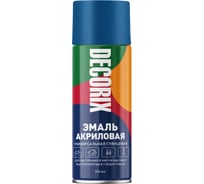 Аэрозольная акриловая эмаль Decorix (универсальная; берлинская лазурь; 520 мл) 0101-08 DX