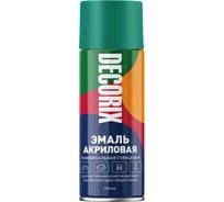 Аэрозольная акриловая эмаль Decorix (универсальная; изумрудный; 520 мл) 0101-37 DX