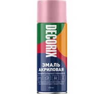 Аэрозольная акриловая эмаль Decorix (универсальная; розовый; 520 мл) 0101-26 DX