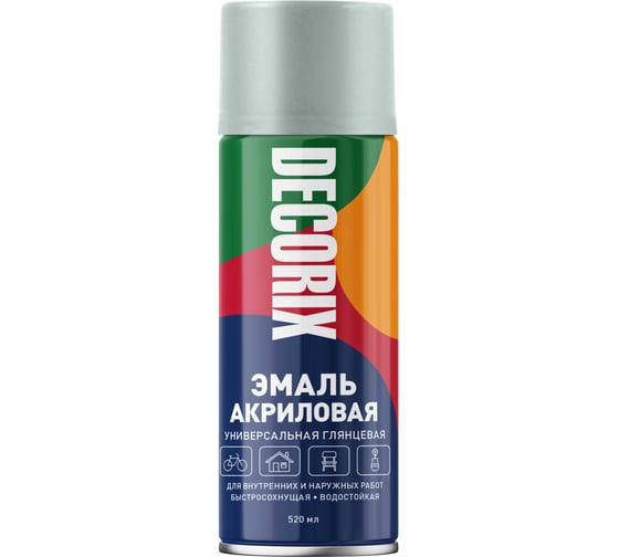 Аэрозольная акриловая эмаль Decorix (универсальная; светло-салатовый; 520 мл) 0101-51 DX 1