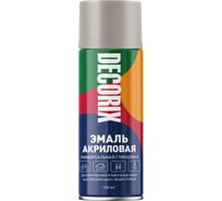 Аэрозольная акриловая эмаль Decorix (универсальная; серый жемчуг; 520 мл) 0101-18 DX