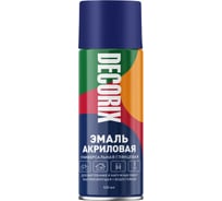 Аэрозольная акриловая эмаль Decorix (универсальная; ультрамарин; 520 мл) 0101-92 DX