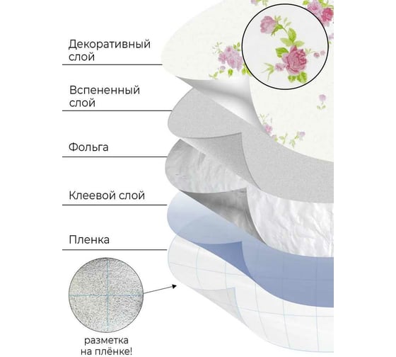 Самоклеящиеся обои Центурион Шебби шик 500x2800x2 мм 79834