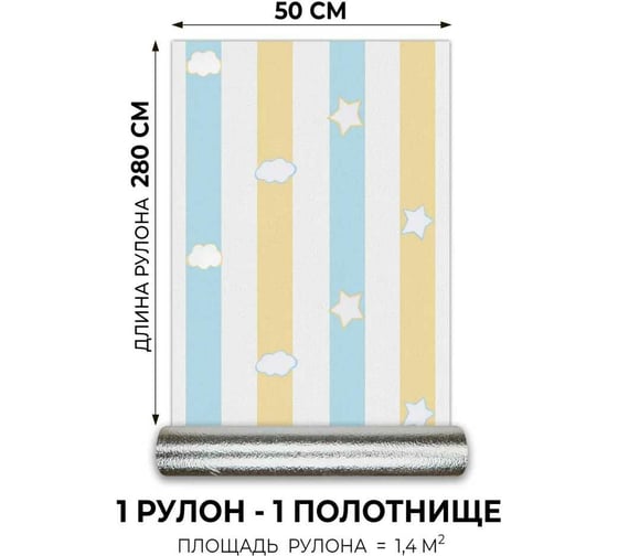 Самоклеящиеся обои Центурион Радость 500x2800x2 мм 79835