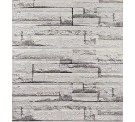 Самоклеящиеся 3D панели Центурион 700x770x3 мм Кирпич сибирский известняк 79938