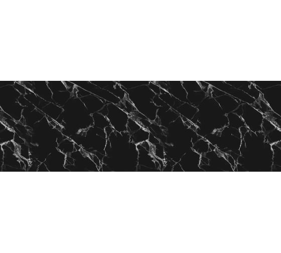 Кухонный фартук Центурион 3000x600x1 мм, ПВХ, Крестола black 79443 1