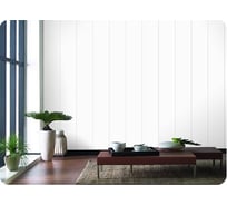 Панель ПВХ Центурион 0,375x3,0x0,008 м белый глянец широкая 6 шт. 61581