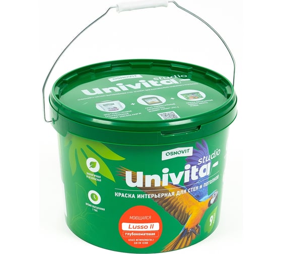 Интерьерная краска Основит Univita Studio Lusso II САс992 СМ2. База А, 9 л 89325