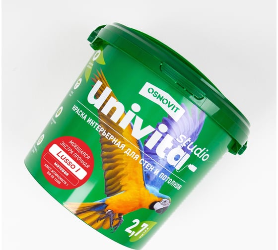 Интерьерная краска Основит Univita Studio Lusso I САс991 М7. База А, 2.7 л 88843