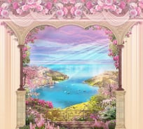 Фотообои DIVINO В цветах, 300x270 см T-043