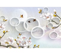 Фотообои DIVINO Ветви с прекрасными цветами, 400x270 см T-051