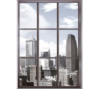 Фотообои DIVINO Вид из окна на мегаполис, 200x270 см T-055
