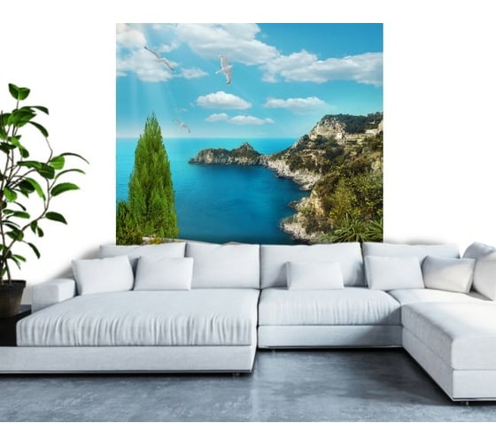 Фотообои DIVINO Вид на море и горы, 200x270 см T-056