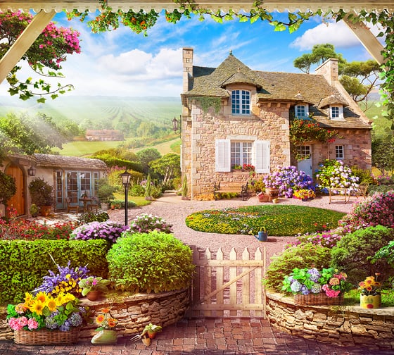 Фотообои DIVINO Вилла в Италии, 300x270 см T-060 1