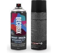 Аэрозольная грунт-эмаль по ржавчине 3 в 1 Decorix (зеленый; матовый; 520 мл) 0106-35 DX