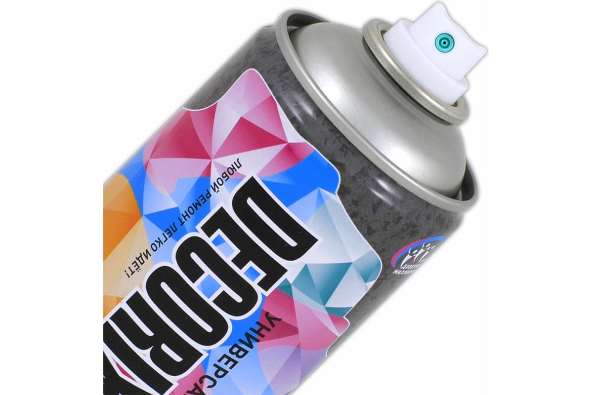 Аэрозольная краска Decorix (антикоррозийная; для защиты металла; цинк ...