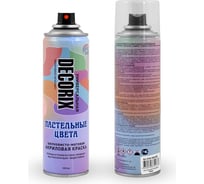 Аэрозольная акриловая краска Decorix Пастельные цвета (универсальная; матовая; пастельный розовый; 335 мл) 0132-026 DX