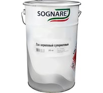 Лак 440 акриловый суперматовый (25 кг) SOGNARE AV05.440