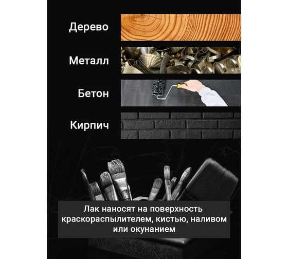 Лак RPG БТ-577 ПЭТ 1 л 4650098651583