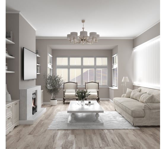 Панель стеновая "Грани" ударопрочная, влагостойкая, под покраску Decor-Dizayn 150x10x3000 мм DD901 (3m)
