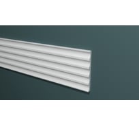 Панель стеновая "Грани" ударопрочная, влагостойкая, под покраску Decor-Dizayn 130x10x3000 мм DD902 (3m)