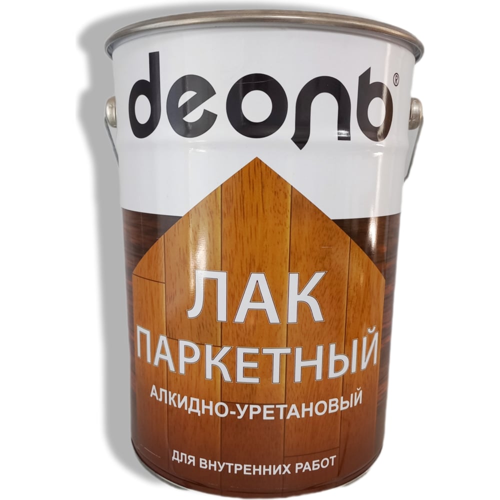 Лак паркетный Деоль полуматовый алкидно-уретановый 5 л LPM5 - выгодная ...