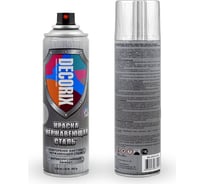 Аэрозольная краска Decorix (нержавеющая сталь; глянцевая; 335 мл) 0131-01 DX