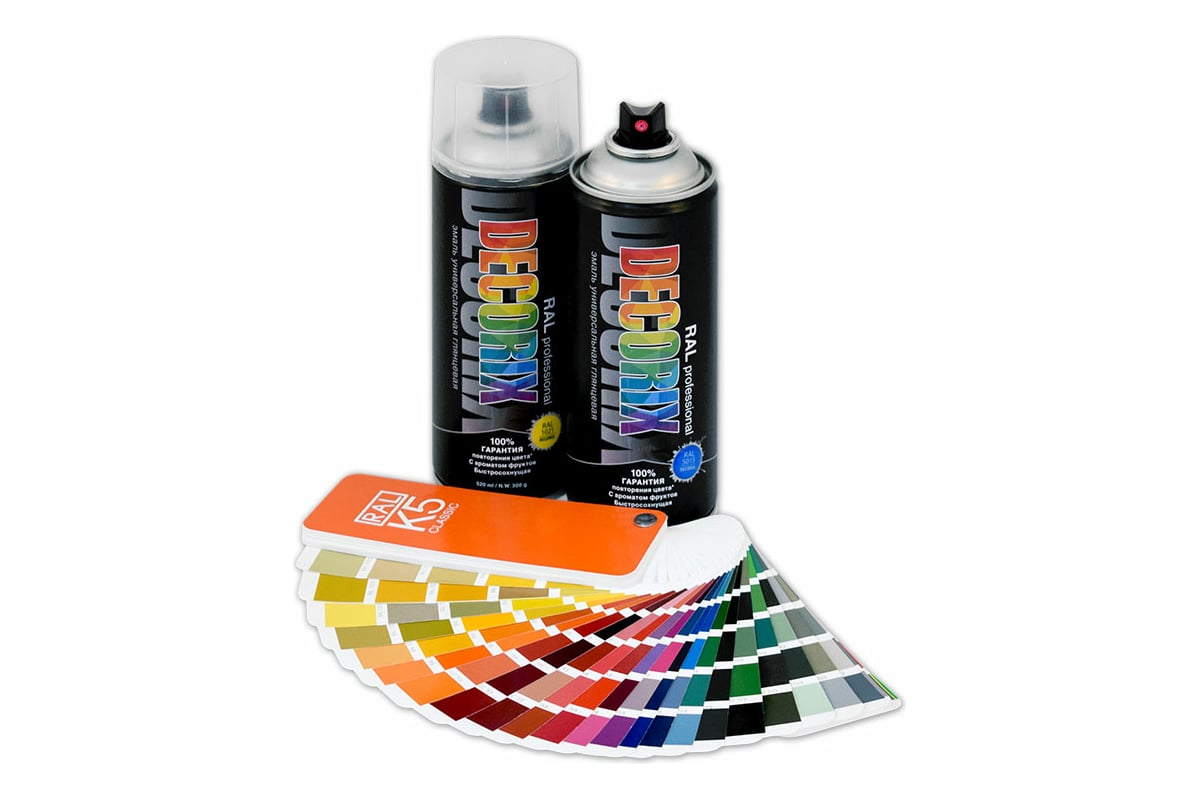 Аэрозольная эмаль Decorix RAL PROFESSIONAL (глянцевая; антрацитово ...