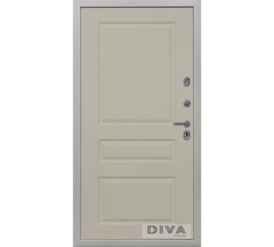 Дверь DIVA 42 2050x860 мм Правая Сандал серый - Д13 Софт Шампань УТ-00075308