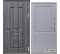 Дверь DIVA 42 2050x960 мм Правая Сандал серый - Д7 Силк Маус УТ-00075289