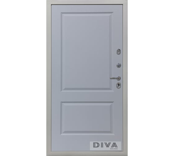 Дверь DIVA 42 2050x960 мм Правая Сандал серый - Д7 Силк Маус УТ-00075289