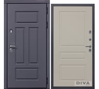 Дверь DIVA 47 2050x960 мм Правая Ясень графит - Д13 Софт шампань УТ-00075220
