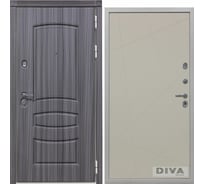 Дверь DIVA 42 2050x960 мм Правая Сандал серый - Д11 Софт Шампань УТ-00075381