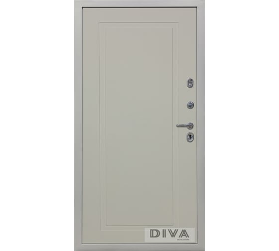 Дверь DIVA 42 2050x960 мм Правая Сандал серый - Н10 Софт Шампань УТ-00075394