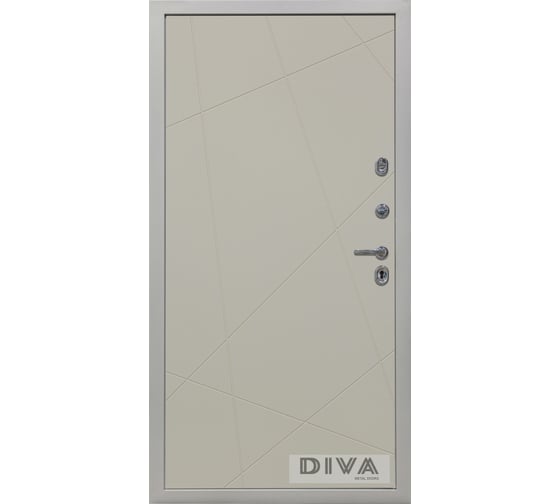 Дверь DIVA 42 2050x860 мм Правая Сандал серый - Д11 Софт Шампань УТ-00075379