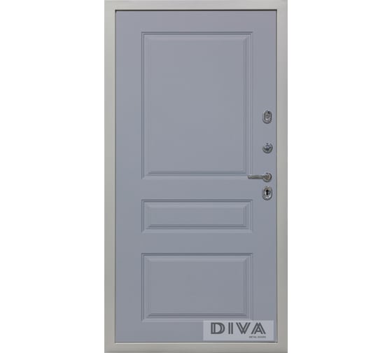 Дверь DIVA 42 2050x860 мм Правая Сандал серый - Д13 Силк Маус УТ-00073253