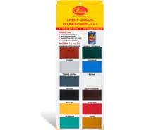 Грунт-эмаль по ржавчине 3 в 1 Новбытхим желтая RAL 1003 евроведро 20 л 2899