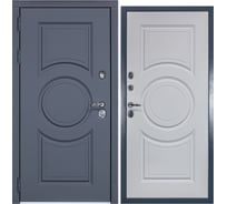 Дверь DIVA МХ-30 2050x860 мм Левая Серый софт - Белый софт УТ-00075542