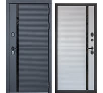 Дверь DIVA МХ-45 2050x960 мм Правая Антрацит софт - Белый матовый УТ-00075613