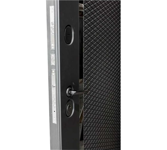 Дверь DIVA МХ-47 2050x860 мм Левая Антрацит софт - Белый матовый УТ-00075615