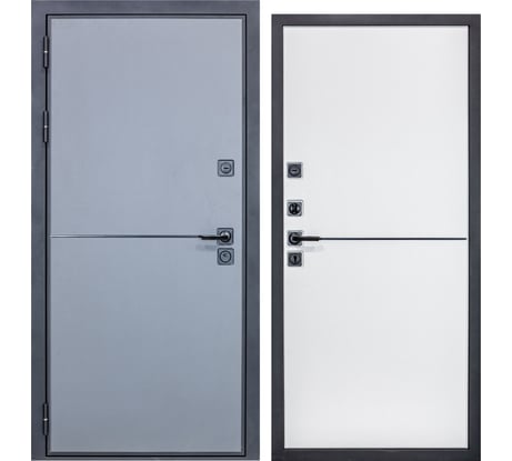 Дверь DIVA МХ-52 2050x960 мм Левая Лофт графит - Лофт белый УТ-00075608