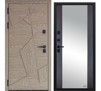 Дверь DIVA 97/1 2050x860 мм Зеркало Левая Дуб натуральный - Д15 Венге УТ-00074967