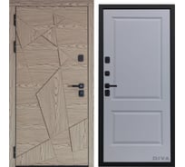 Дверь DIVA 97/1 2050x860 мм Левая Дуб натуральный - Д7 Силк Маус УТ-00073088