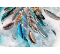 Фотообои DIVINO Перья на фоне облаков, 400x270 см T-183