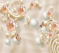 Фотообои DIVINO Драгоценные броши, 400x270 см T-091