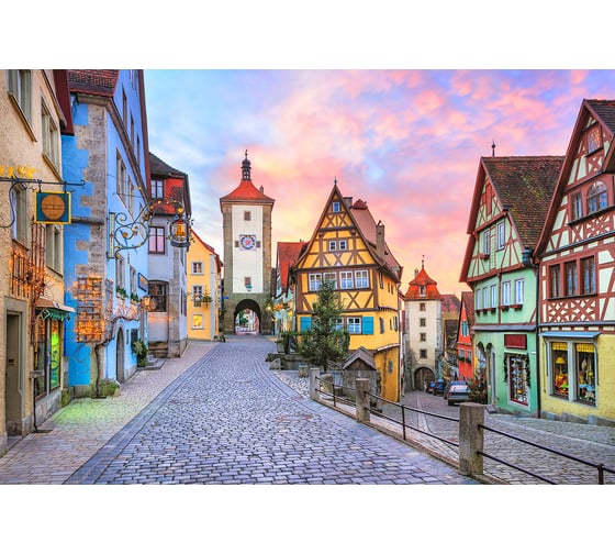 Фотообои DIVINO Закатное небо, 400x270 см T-104 1