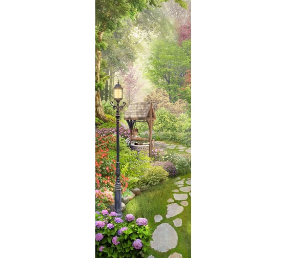 Фотообои DIVINO Тропинка в солнечном лесу 100x270 см Z-020 1